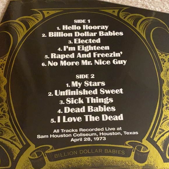 Alice Cooper Record - Picture 5 of 5